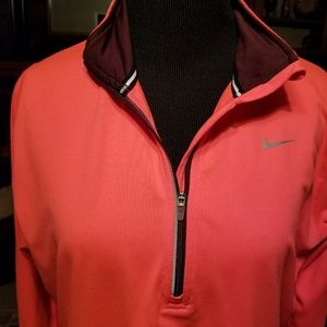 Nike dri fit work out mock neck